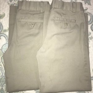 Boys Sz 10 Regular Khaki Uniform Pants